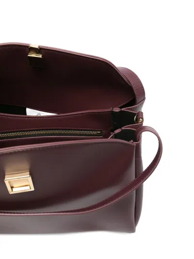 Themoirè Eudora Shoulder Bag In Red