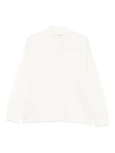 Liu •jo Liu Jo White Sweater With Cut-out Pattern In White