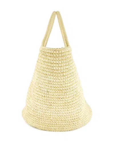 Sensi Studio Maxi Woven-straw Tote Bag In Neutral