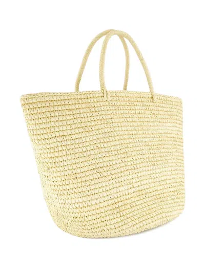 Sensi Studio Maxi Woven-straw Tote Bag In Neutral