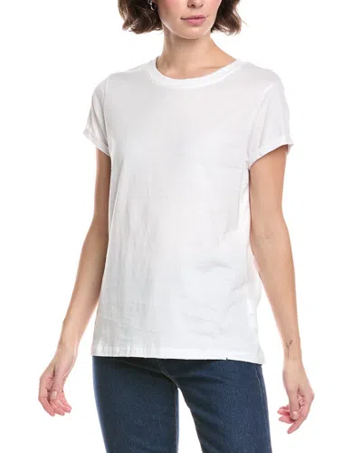 Recycled Karma Distressed T-shirt In White