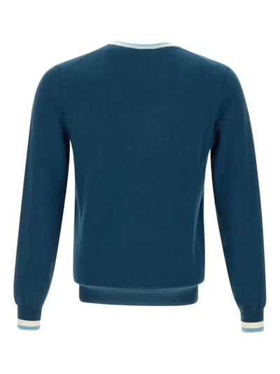 Sun 68 Crew-neck Sweater In Black