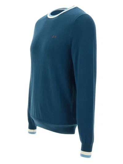 Sun 68 Crew-neck Sweater In Black