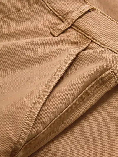 Veronica Beard Carson High-rise Ankle Flare Jeans With Slant Pockets In Brown