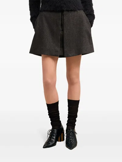 Ami Alexandre Mattiussi 90mm Pointed-toe Lace-up Pumps In Black