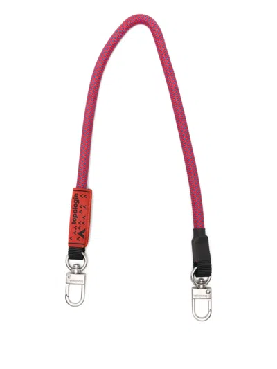 Topologie Lattice-pattern Keyring In Pink