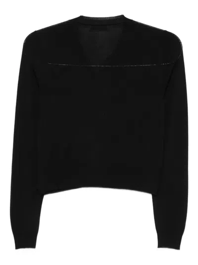 Goes Botanical Button Cardigan In Black