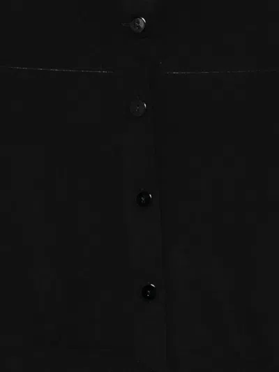 Goes Botanical Button Cardigan In Black