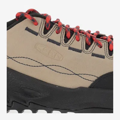 Keen Stone Island Down Jacket With Hood In Nylon Ripstop In Brown