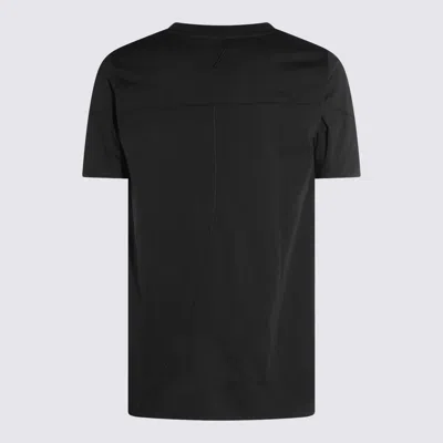 Thom Krom Black Cotton T-shirt In Black