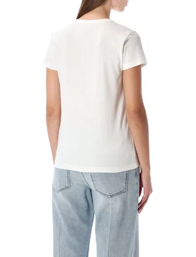 Valentino Le Chat De La Maison Jersey T-shirt In White