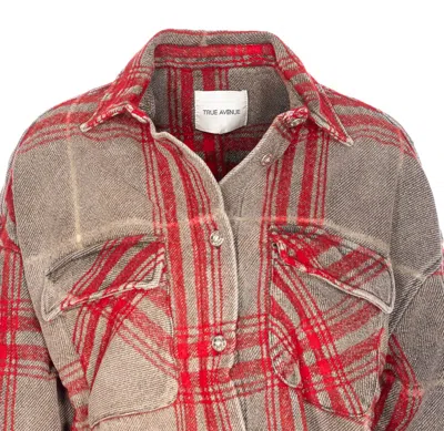 True Avenue Checked Amelia Jacket Buttons Closure In Multi