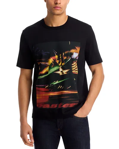 Ps By Paul Smith Short Sleeve Graphic Tee In Black