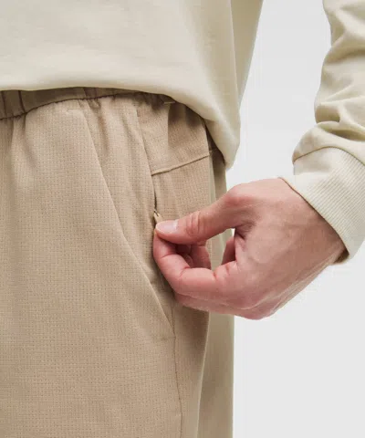 Lululemon Abc Wovenair Pull-on Short 5" In Brown