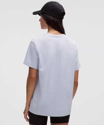 Lululemon Jersey Training Short-sleeve Shirt In Starch Blue