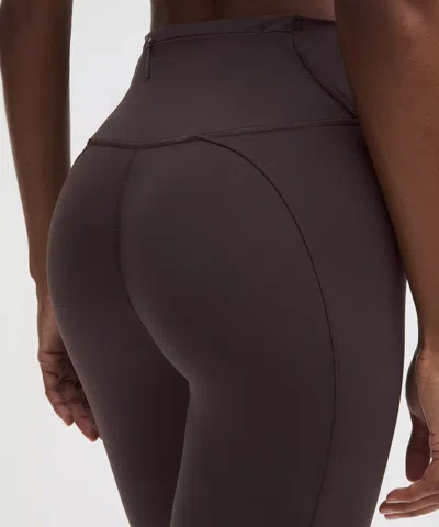 Lululemon Fast And Free High-rise 1-pocket Tight 25" In Brown