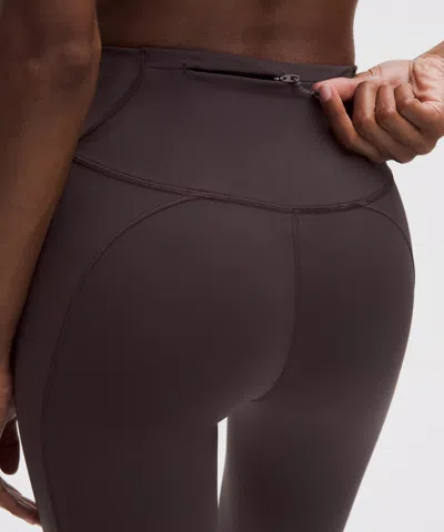 Lululemon Fast And Free High-rise 1-pocket Tight 25" In Brown