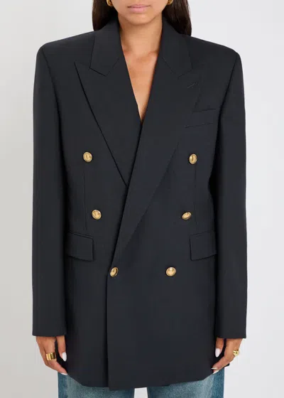Saint Laurent Coat In Black