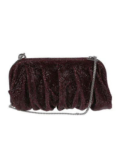 Benedetta Bruzziches Clutch Venus Grande In Tessuto Decorato  Donna In Black
