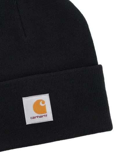 Carhartt Midnight Blue Acrylic Watch Hat In Black