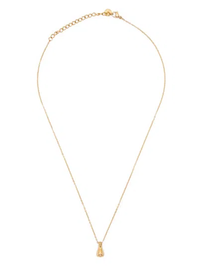 Blaklace Teardrop-pendant Necklace In Gold