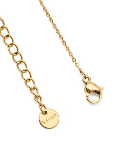 Blaklace Heart-pendant Necklace In Gold