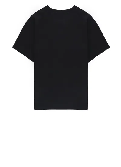 Burberry Kids Black Cedar Duck Walk T-shirt In Black