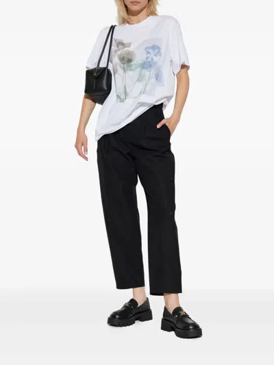 Max Mara Sequoia Printed T-shirt In White