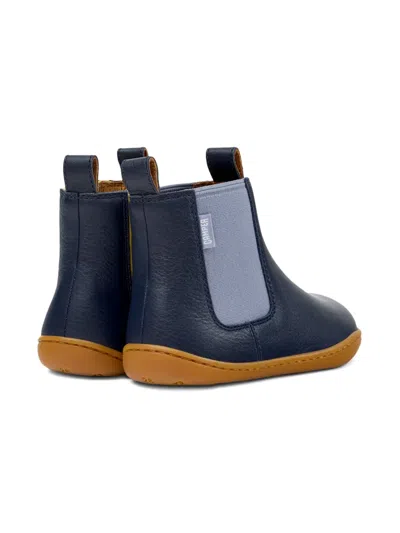 Camper Peu Elastic-panel Leather Boots In Multi