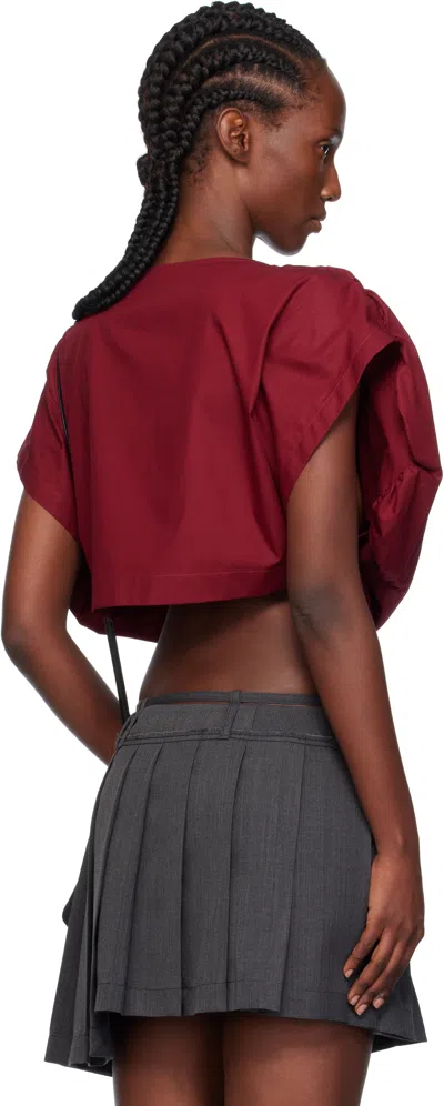 Vivienne Westwood Heart Top Topwear In Red Cotton In Red