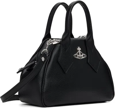 Vivienne Westwood Textured Synthetic Leather Crossbody Bag With Metallic Emblem