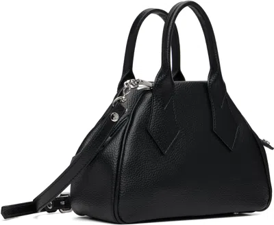 Vivienne Westwood Textured Synthetic Leather Crossbody Bag With Metallic Emblem