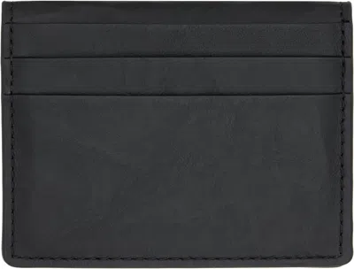 Y-3 Compact Black Card Wallet With Minimalist Design In Black