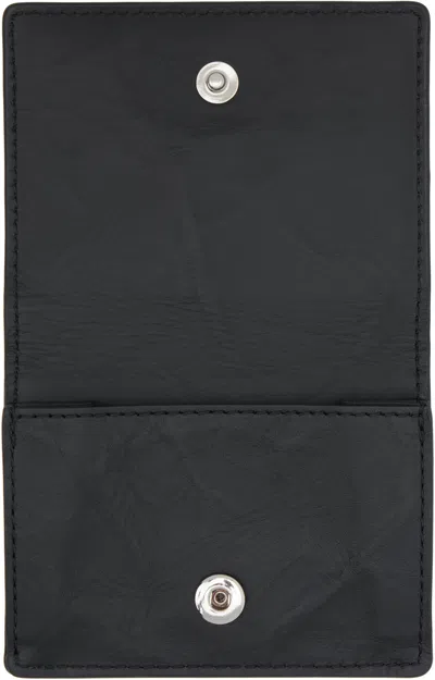 Y-3 Compact Black Card Wallet With Minimalist Design In Black