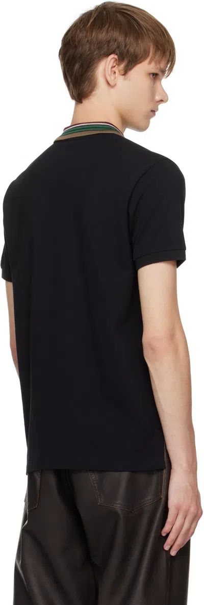 Vivienne Westwood Classic Cotton Pique Polo Shirt In Black