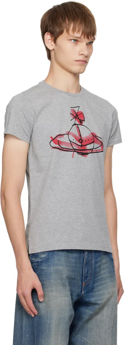 Vivienne Westwood Camiseta - Gris In Gray