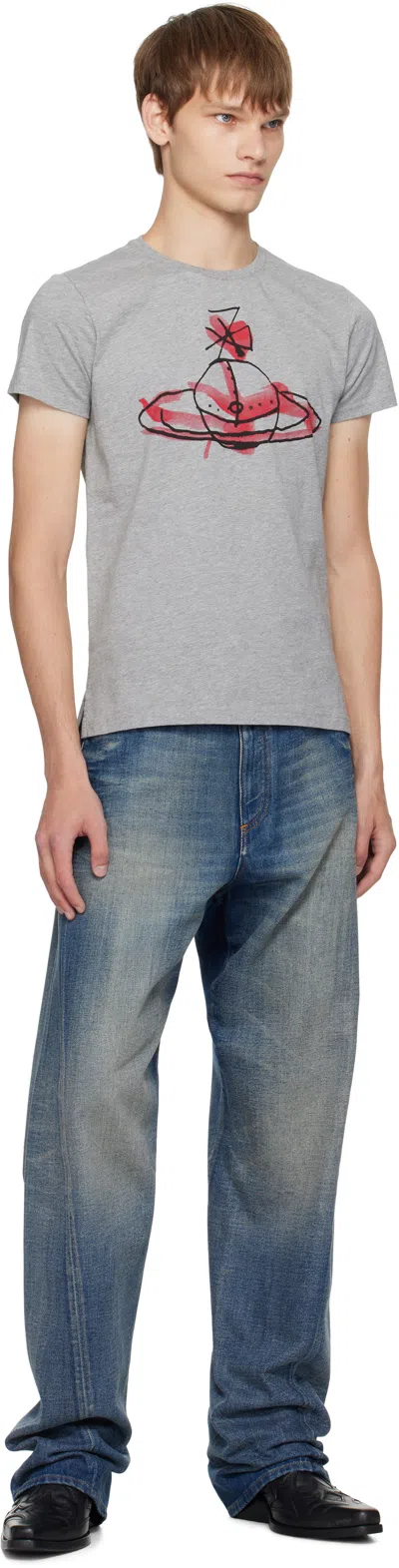 Vivienne Westwood Camiseta - Gris In Gray