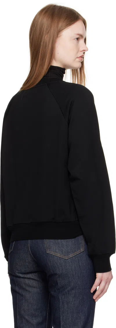 Auralee Black Light Wool Pullover Sweatshirt In Black