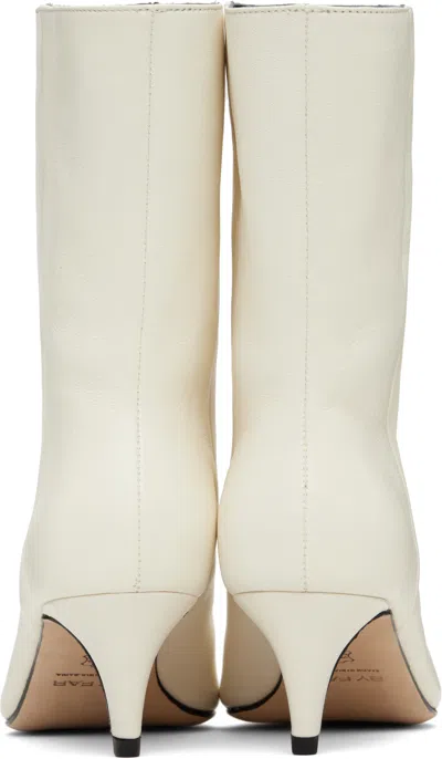 By Far Off-white Lysander Washed Leather Boots In Multi