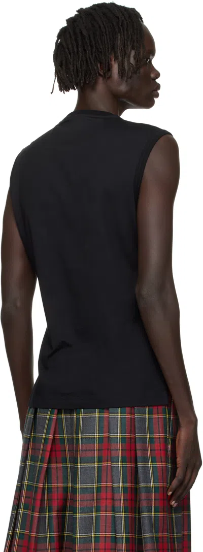 Vivienne Westwood Crew Neck Graphic Print Short Sleeves In Black