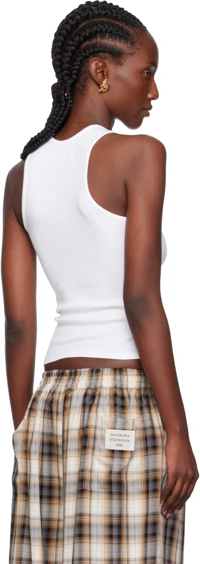 Vivienne Westwood Ribbed Tank Top In White