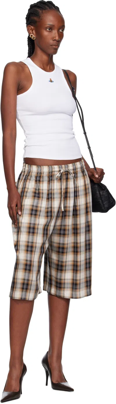 Vivienne Westwood Ribbed Tank Top In White