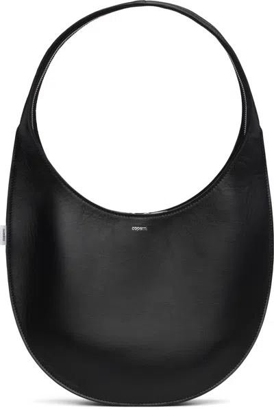 Coperni Medium Soft Swipe Leather Shoulder Bag In Black