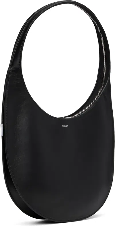 Coperni Medium Soft Swipe Leather Shoulder Bag In Black