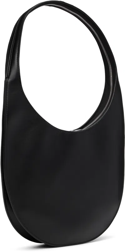 Coperni Medium Soft Swipe Leather Shoulder Bag In Black