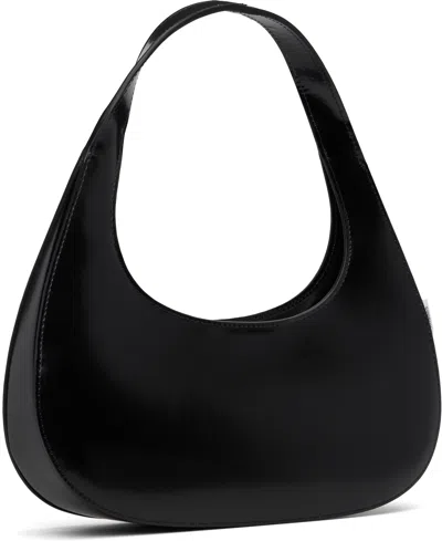 Coperni Curved Glossy Top Handle Bag In Black