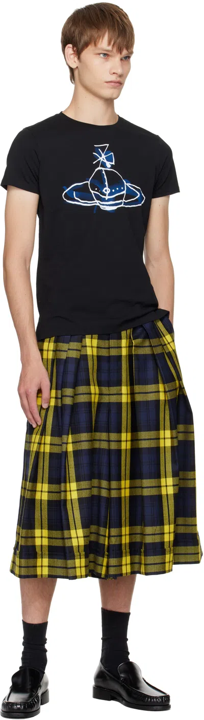 Vivienne Westwood Orb Print T-shirt In Black