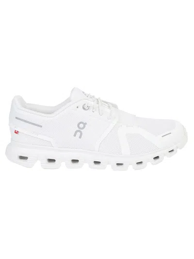 On Men's Cloud 6 Sneakers In White
