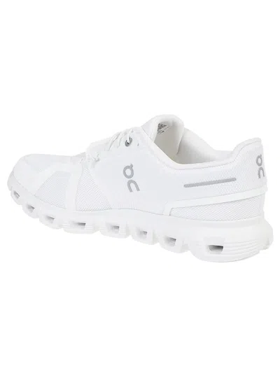 On Men's Cloud 6 Sneakers In White