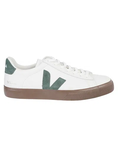 Veja Campo Sneakers In White Leather In White
